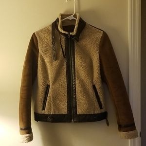 Members Only Suede Bomber Jacket